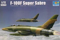 Trumpeter 1/72 North American F-100F Super Sabre # 01650 - Plastic Model Kit