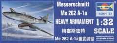 Trumpeter 1/32 Messerschmitt Me 262 A-1A Heavy Armament # 02260 - Plastic Model Kit
