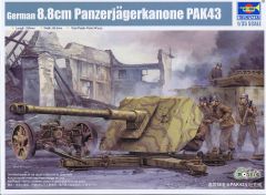 Trumpeter 1/35 German 8.8 Panzerjagerkanone PAK43 # 02308 - Plastic Model Kit