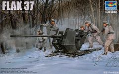 Trumpeter 1/35 FlaK 37 German 3.7cm Anti-aircraft Gun # 02310 - Plastic Model Kit