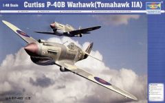 Trumpeter 1/48 P-40B Warhawk # 02807 - Plastic Model Kit