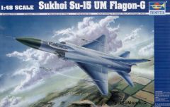 Trumpeter 1/48 Sukhoi Su-15 UM Flagon-G # 02812 - Plastic Model Kit