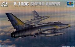 Trumpeter 1/48 F-100C Super Sabre # 02838 - Plastic Model Kit