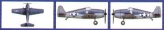 Trumpeter 1/700 F6F Hellcat (6 per box) # 03406 - Plastic Model Kit