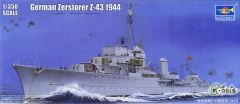 Trumpeter 1/350 German Zerstorer Z-43 1944 # 05323 - Plastic Model Kit
