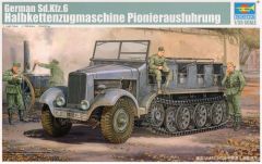 Trumpeter 1/35 German Sd.Kfz.6 Halbkettenzugmaschine # 05530 - Plastic Model Kit