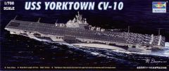 Trumpeter 1/700 USS Yorktown CV-10 Aircraft carrier # 05729 - Plastic Model Kit