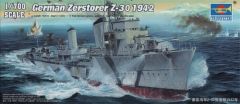 Trumpeter 1/700 Zerstorer Z-30 1942 # 05788 - Plastic Model Kit