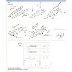 Trumpeter 1/350 Yak-141 Freestyle x 6 sets # 06217 - Plastic Model Kit