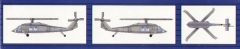 Trumpeter 1/350 Sikorsky MH-60S Knight Hawk x 6 # 06231 - Plastic Model Kit
