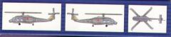 Trumpeter 1/350 Sikorsky SH-60J Seahawk x 6 # 06253 - Plastic Model Kit