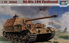 Trumpeter 1/72 Sd.Kfz.184 Ferdinand # 07205 - Plastic Model Kit