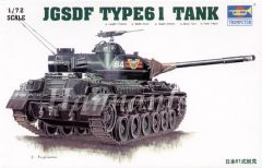 Trumpeter 1/72 Japanese Type 61 Tank # 07217 - Plastic Model Kit