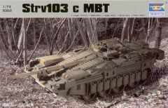 Trumpeter 1/72 Swedish Strv 103C tank # 07220 - Plastic Model Kit