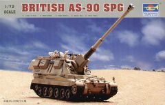 Trumpeter 1/72 AS-90 155mm Self Propelled British Howitzer # 07221