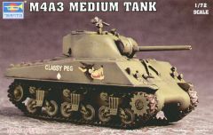 Trumpeter 1/72 M4A3 Sherman # 07224 - Plastic Model Kit