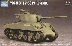Trumpeter 1/72 M4A3 Sherman 76(W) # 07226 - Plastic Model Kit