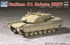 Trumpeter 1/72 Italian C1 Ariete MBT # 07250 - Plastic Model Kit