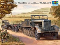 Trumpeter 1/72 Sd.Kfz.9 Half-track and SdAH 116 Trailer # 07275