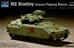 Trumpeter 1/72 M2/M3 Bradley Fighting Vehicle # 07295 - Plastic Model Kit