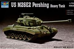 Trumpeter 1/72 US M26E2 Pershing Heavy Tank # 07299 - Plastic Model Kit
