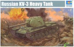 Trumpeter 1/35 Russian KV-3 Heavy Tank # 09544