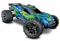 Traxxas 1/10 Green Rustler VXL 4X4 Stadium Truck (TQi ,TSM, VXL-3s, Velineon 3500) # 67076-4