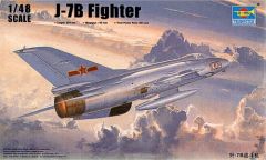 Trumpeter 1/48 Chinese J-7B Fighter # 02860 - Plastic Model Kit