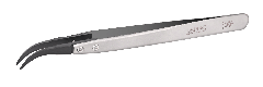 Dspiae Anti Static Tweezers - Angled # AT-TZ08