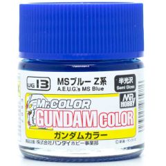 Mr Hobby 10ml Gundam Colour – A.E.U.G’s MS Blue # UG-13