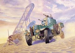 Roden 1/72 British Armoured Car (Pattern 1920 modified with sand tyres) # URO736