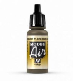 Vallejo 17ml Model Air - Dark Earth acrylic paint # 029