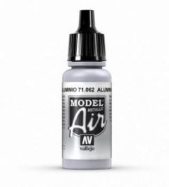 Vallejo 17ml Model Air - Aluminium acrylic paint # 062