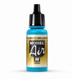 Vallejo 17ml Model Air - Light Sea Blue acrylic paint # 089