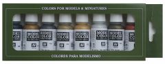 AV Vallejo Model Color Set Metallics (x8) # 70118