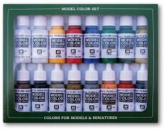 AV Vallejo Model Color Set - French & British Napol (x16) # 70149