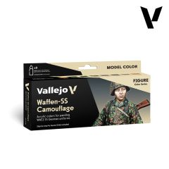 Vallejo Model Color Set Waffen SS Camouflage Paint Set # 70180
