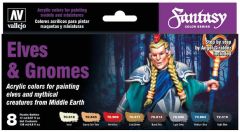 Vallejo Model Color Set Elves and Gnomes (x8) # 70242