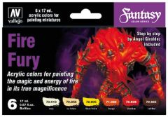 Vallejo Model Color Set Fire Fury (6) # 70243