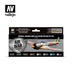 Vallejo Model Air Set Imperial Japanese Army (IJA) Colors Pre-War To 1945 # 71152