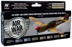 AV Model Air Set - US Army Air Corps MTO WWII (x8) # 71183