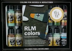 AV Vallejo Model Air Set - RLM Complete Set (15 x RLM + Matt Varnish) # 71193