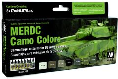 Vallej Model Air Set - MERDC Camo colours x 8 # 71202