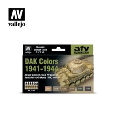 Vallejo Model Air Set DAK Colors 1941-1944 # 71207