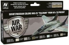 AV Vallejo Model Air Set - Soviet MiG-29 Fulcrum 80's On # 71605