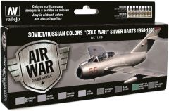 AV Vallejo Model Air Set - Soviet Silver Darts 1950-1980 # 71610