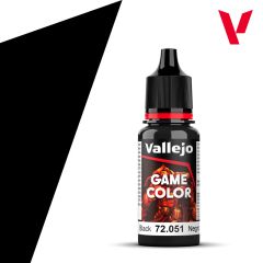 Vallejo 17ml Game Color - Black # 72051