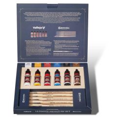 AV Game Color - Ultimate Miniature Set: Paint & Brushes # 72206