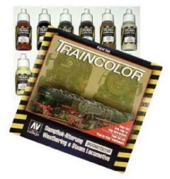 Vallejo Train Color - Steam Engine Weathering Set # 73099