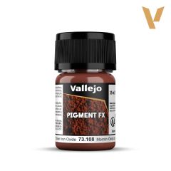 Vallejo Pigments - Brown Iron Oxide # 73108